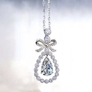 💥 High Quality Fashion Style Bow Necklace for Women, HA4604